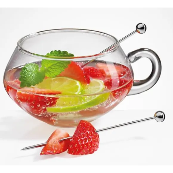 Stålspett för snacks och cocktails Cilio Cocktail 6 st. längd 10,5 cm