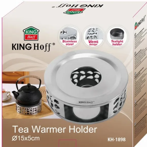 Stålvärmare för infusionsapparater, kannor och tekannor TE LIGHT KINGHOFF KH-1898