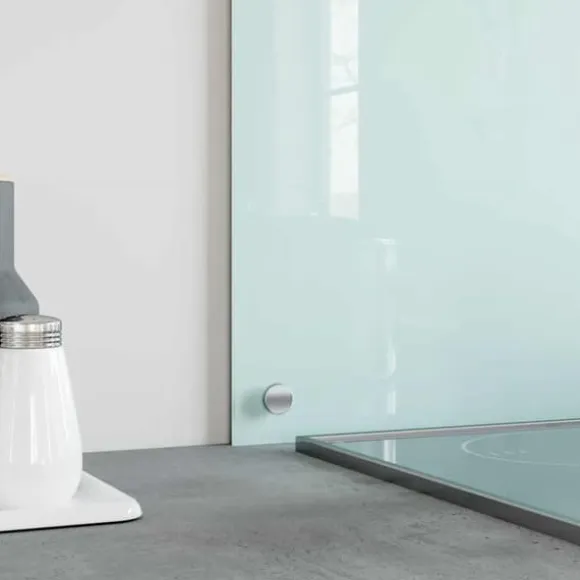 Stänkskydd 2-pack i härdat glas - Praktiskt & Dekorativt | Färg: Vit | Storlek: 70x50 cm