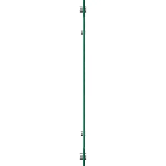 Stänkskydd 2-pack i härdat glas - Praktiskt & Dekorativt | Färg: Vit | Storlek: 70x50 cm