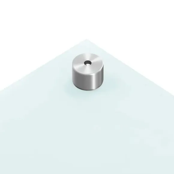 Stänkskydd 2-pack i härdat glas - Praktiskt & Dekorativt | Färg: Vit | Storlek: 70x50 cm