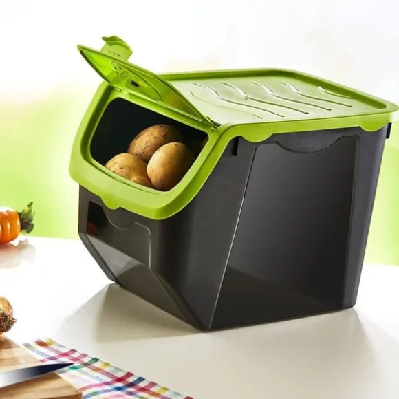 Stor köksbehållare för grönsaker, frukt, potatis, vitlök och bulkprodukter