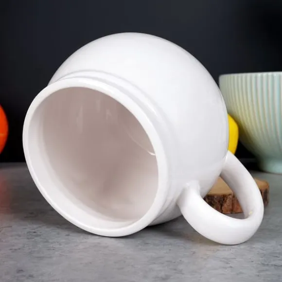 Stor porslinsmugg för att dricka te, örter, kaffe, choklad, värme XL