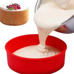 Stor Rund Bakform Silikon Tårtform 23cm
