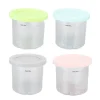 4 st. plastglassburkar, ersättning för Ninja NC299AMZ NC300s-serien Creami-glassmaskiner