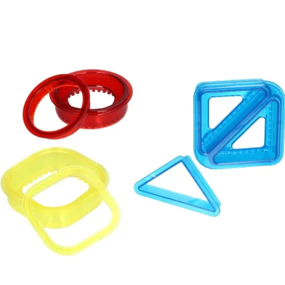 3st Sandwich Cutter Sealer Form Bröd DIY Form Frukost Mat Skärform för pojke flicka