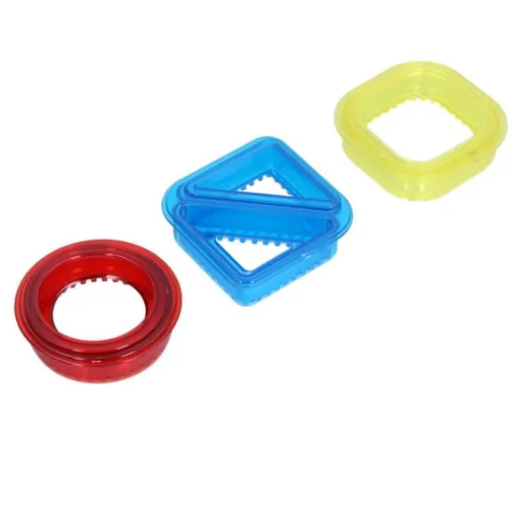 3st Sandwich Cutter Sealer Form Bröd DIY Form Frukost Mat Skärform för pojke flicka