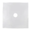 6 st/set återanvändbart skydd i glasfiber för gasspisar, skyddsmatta för köksredskap (silver)