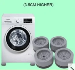 Style 2 - Vibrationsdämpande fötter till tvättmaskin/torktumlare 4 st.