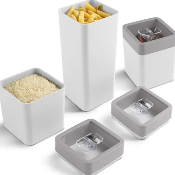 Sunware Sigma Home Storage Canisters 0,6L+1,4L 3 Styck Vit