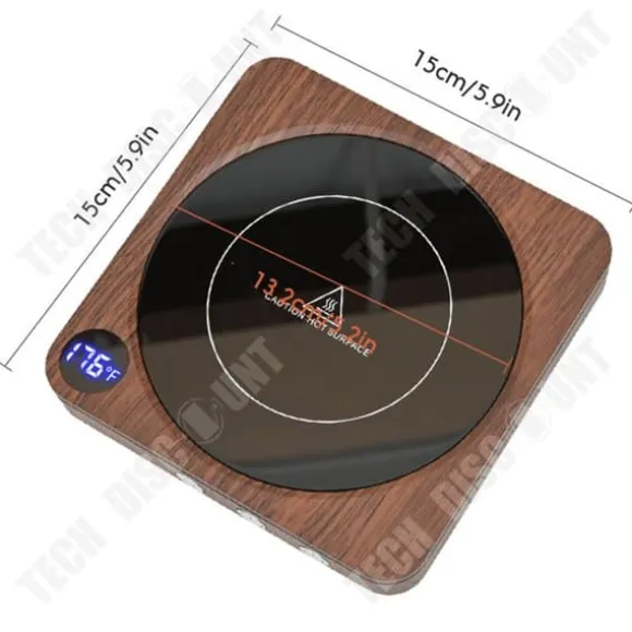 Sval underlägg - TECH DISCOUNT - Lyxmodell - ABS - 80°C - Elegant design