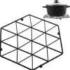 Svart metallkrukkställ RADKA 22,5 cm