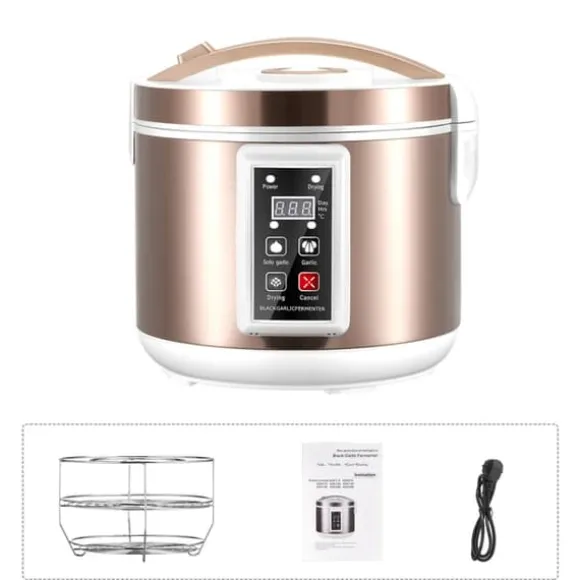 Svart vitlöksfermenterare, Fullt automatisk drift, Hälsofördelar, EU 220V