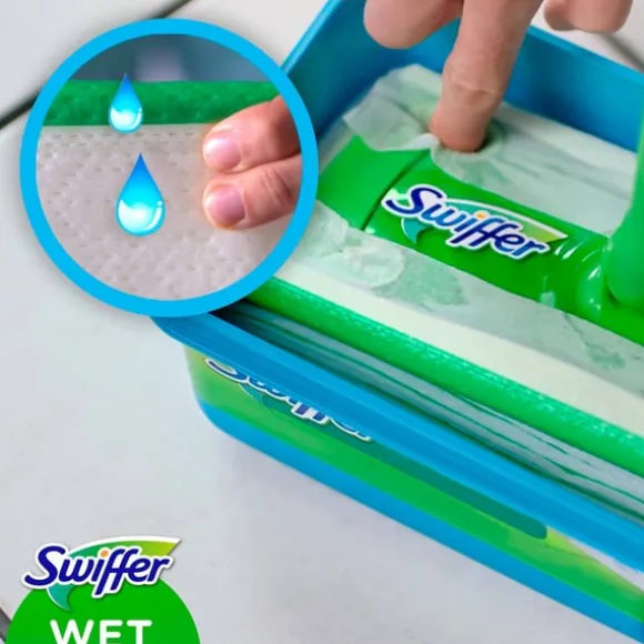 Swiffer Rengöringsdukar för golv, 10st fuktiga med citrusdoft