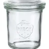 Sylteglas Weck incl låg 14cl 140ml Ø6x6,9cm 12stk/pak