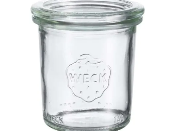 Sylteglas Weck incl låg 14cl 140ml Ø6x6,9cm 12stk/pak