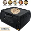 Tandoor Bänkugn Ugn Mini Pizza Chapati Roti Lahmacun Manakish Naan Brödmaskin Elektrisk Tandoori Takeaway Köksapparat Toppplatta Non-Stick Aluminium | CDON