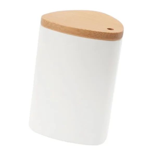 Tandpetare Förvaringslåda PS Bamboo Enkel Modern Tandpetare Dispenser Behållare för Home Hotel