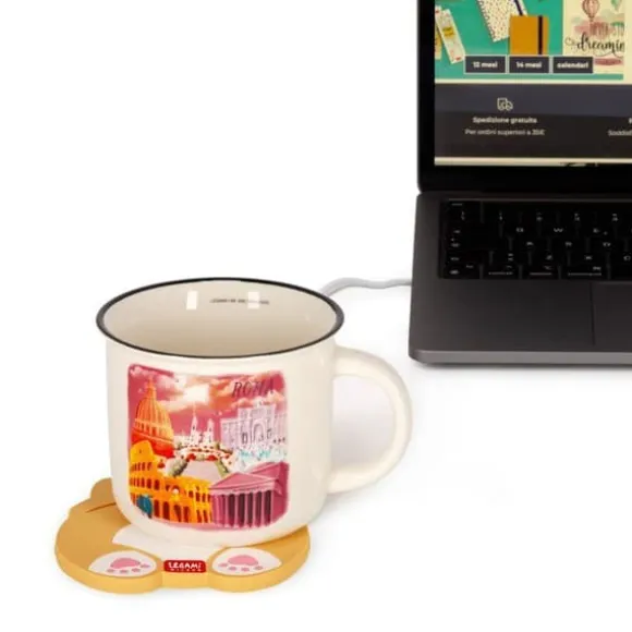 Tassvärmare - LEGAMI - WIU0011 - USB - Vinyl - Orange