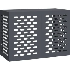 Täckning för Luftkonditionering Antracit 100 x 50 x 70 cm Stål