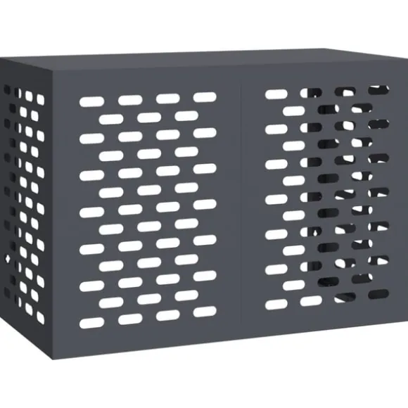Täckning för Luftkonditionering Antracit 100 x 50 x 70 cm Stål