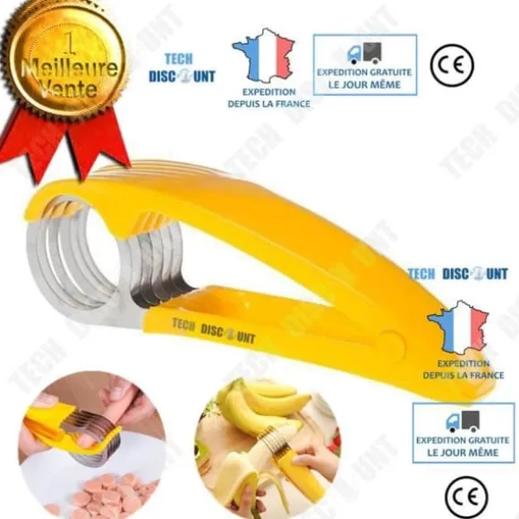 TD® bananskärare i rostfritt stål Köksredskap Enkel användning Solid Lättvikts sanitet och säker present