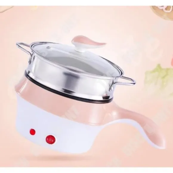 TD® elektrisk stekpanna, non-stick botten i rostfritt stål Liten multifunktionell elektrisk stekpanna
