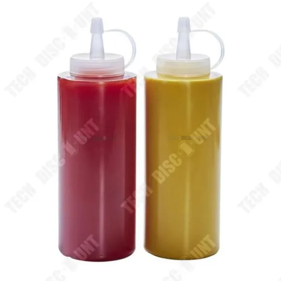 TD® genomskinlig köksplastsåsflaska 360ml precisionscoulispäron dispenserflaska ketchup grillmajonnäs