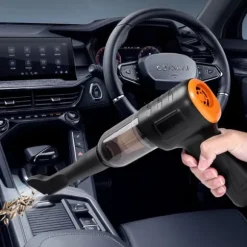 TD® handhållen bildammsugare sladdlös högsug 7,4V uppblåsbar blåstyp Kraftfull dammsugare