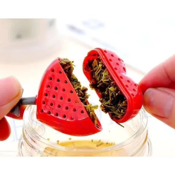 Teaboll - Deco Maison - Hjärta genomborrat av en pil - Plast - 16 cm - Kökstillbehör