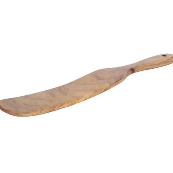 Teak Spatel Hushåll Trä Stekspade Hem Kök Köksredskap 33,5x5cm