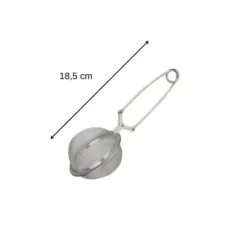 Teapot i rostfritt stål 18,5 cm Fackelmann