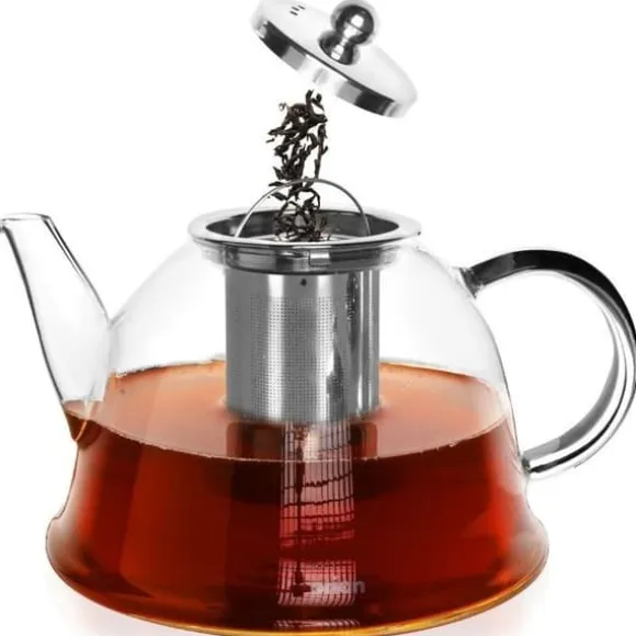 Teapot - ORION - 1.65L - Glas - Grå - Diskmaskinssäker