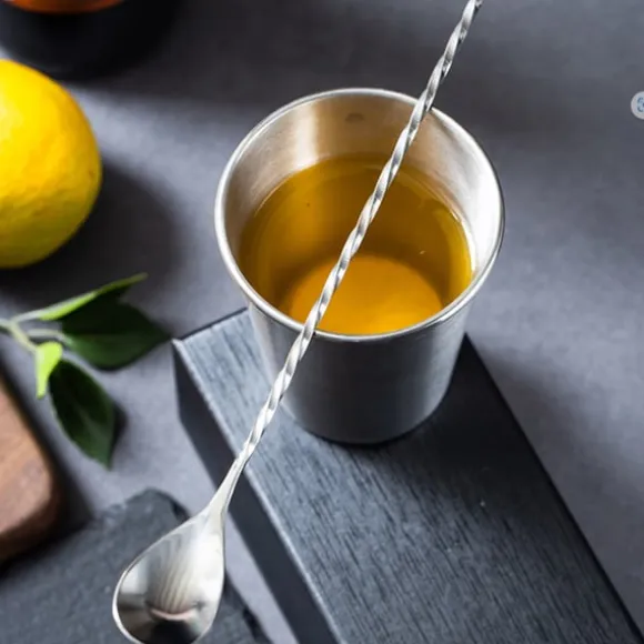 Teardrop Bar Spoon Set (20.5cm & 25.5cm) - Rostfria Cocktail Mixing Spoons