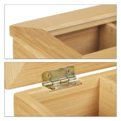 Teaskrin, Bambu, 9x44x9 cm, Natur
