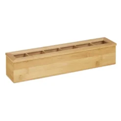 Teaskrin, Bambu, 9x44x9 cm, Natur