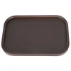 Tebricka Bambu Trä Serveringsbricka Stort utrymme Japansk Minimalistisk Vintage Serveringsbräda för Te Dessert Mat Middag Rektangulär