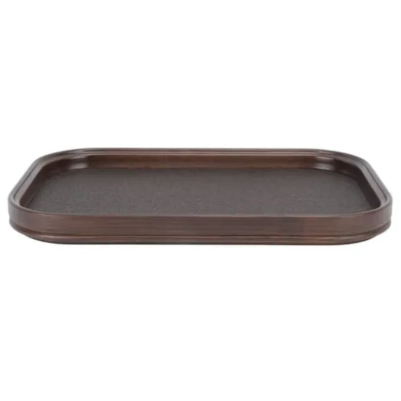 Tebricka Bambu Trä Serveringsbricka Stort utrymme Japansk Minimalistisk Vintage Serveringsbräda för Te Dessert Mat Middag Rektangulär