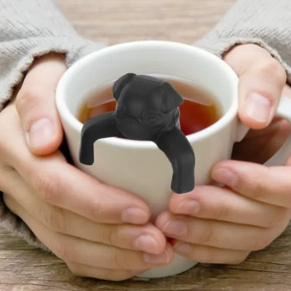 Tecknad Hund Silikon Lös Tesil Infuser Filter Gadget Tetillbehör
