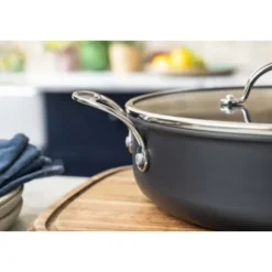 Tefal Jamie Oliver Cook's Classics HA-grytan med glaslock 30 cm/5,4 L, svart