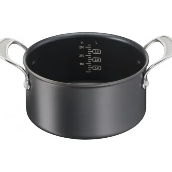 Tefal Jamie Oliver Cook's Classics HA-kastrull, 24 cm/5,2 L, svart