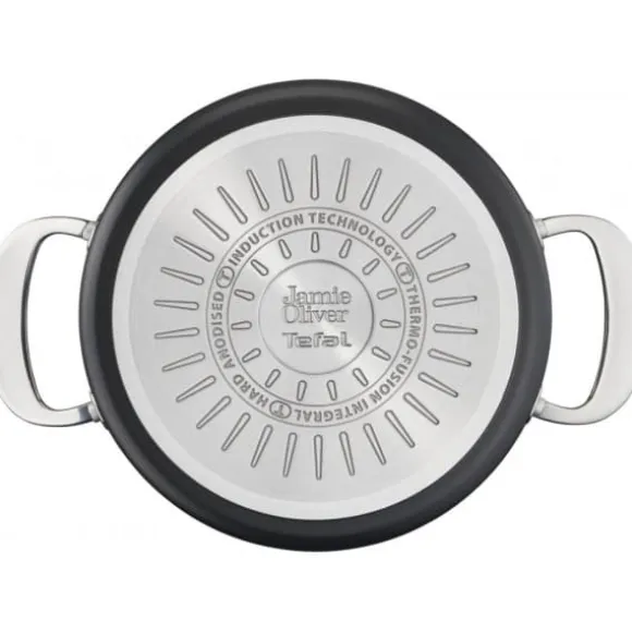 Tefal Jamie Oliver Cook's Classics HA-kastrull, 24 cm/5,2 L, svart
