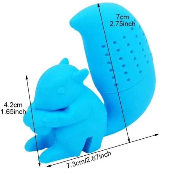 Teinfuser - WULEKUE - Ekorre - Silikon - 350ml - Kökstillbehör