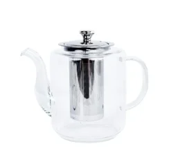Tekanna MANON 1L med sil, silver