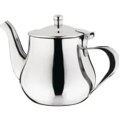 Tekanna - Olympia - 500 ml - Rostfritt stål - Spegelfinish - Värmebeständiga handtag