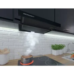Teleskopisk köksfläkt 50cm svart BT-238