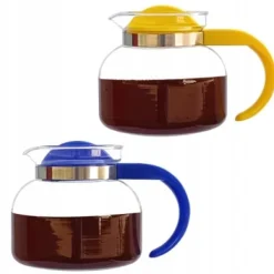 TERMISIL GLASKANNA 1,3L FÖR KAFFE, TE, ÖRTER, KAYA, VÄRMETÅLIG, POLSK