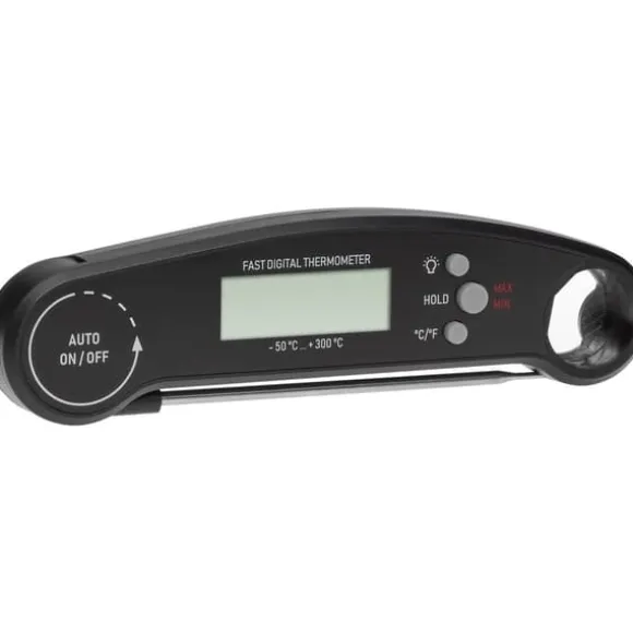 TFA Dostmann 30.1061.01 Kökstermometer °C/°F-format, Babykost, Käftar, Stek, Medborgare, Fett, Flytande ämnen, Halvfast
