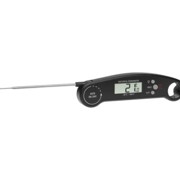 TFA Dostmann 30.1061.01 Kökstermometer °C/°F-format, Babykost, Käftar, Stek, Medborgare, Fett, Flytande ämnen, Halvfast