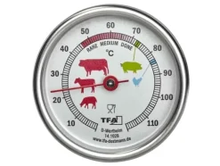 TFA - Köttermometer - för ugn, till barbequegrill, för grill - silver